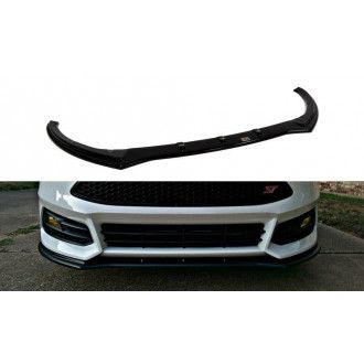 Maxton Design ABS Frontlippe V.1 für Ford Focus MK3 ST|RS Facelift schwarz hochglanz