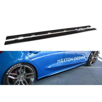 Maxton Design ABS Seitenschweller für Ford Focus MK4 ST|RS schwarz hochglanz