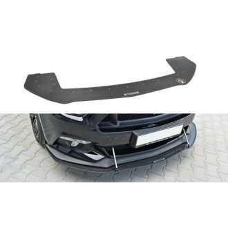 Maxton Design ABS Racing Frontlippe für Ford Mustang MK6 schwarz matt