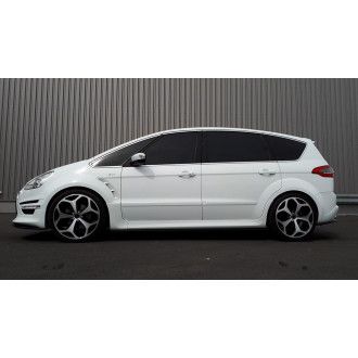 Maxton Design ABS Seitenschweller für Ford S-Max Facelift schwarz hochglanz