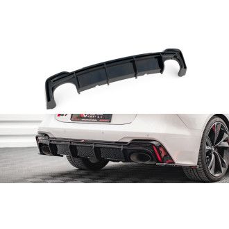 Maxtondesign Heckansatz Diffusor Audi RS6 C8 schwarz Hochglanz