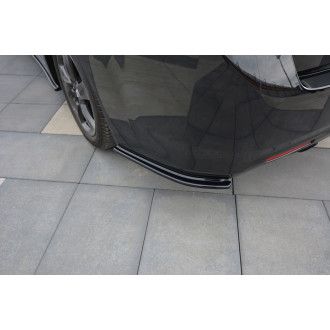 Maxton Design ABS Diffusor Seiten Eerwiterungen Flaps für Honda Accord Mk8 Type-S Vorfacelift Limo schwarz hochglanz