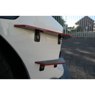 Maxton Design ABS Canards Flaps für Honda Civic Mk10 Type GP|Type-SR schwarz matt