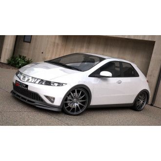 Maxton Design ABS Frontlippe für Honda Civic Mk8 Type GP|Type-SR Vorfacelift schwarz hochglanz