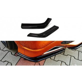 Maxton Design ABS Diffusor Seiten Eerwiterungen Flaps für Honda Civic Mk8 Type GP|Type-SR schwarz hochglanz