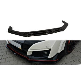 Maxton Design ABS Frontlippe V.1 für Honda Civic Mk9 Type GP|Type-SR schwarz hochglanz