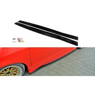 Maxton Design ABS Seitenschweller für Honda Jazz MK1 schwarz hochglanz