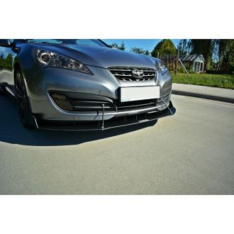 Maxton Design ABS Frontlippe für Hyundai Genesis Coupe schwarz matt