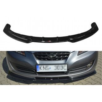 Maxton Design ABS Frontlippe für Hyundai Genesis Coupe schwarz hochglanz