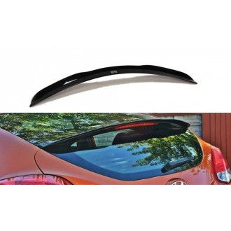 Maxton Design ABS Spoiler Aufsatz für Hyundai Veloster schwarz hochglanz