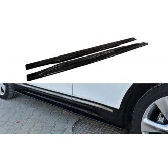 Maxton Design ABS Seitenschweller für Infiniti QX70 schwarz hochglanz