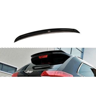 Maxton Design ABS Spoiler Aufsatz für Jeep Grand Cherokee Facelift schwarz hochglanz