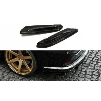 Maxton Design ABS Diffusor Seiten Eerwiterungen Flaps für Jeep Grand Cherokee Facelift schwarz hochglanz