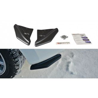 Maxton Design ABS Diffusor Seiten Eerwiterungen Flaps für Kia Ceed GT schwarz hochglanz