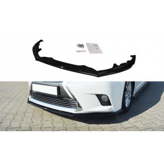 Maxton Design ABS Frontlippe V.1 für Lexus CT MK1 Facelift schwarz hochglanz