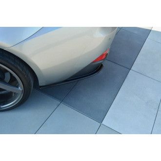 Maxton Design ABS Diffusor Seiten Eerwiterungen Flaps für Lexus IS MK3 schwarz hochglanz