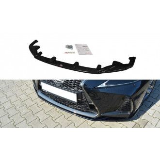 Maxton Design ABS Frontlippe V.1 für Lexus IS MK3 Facelift schwarz hochglanz