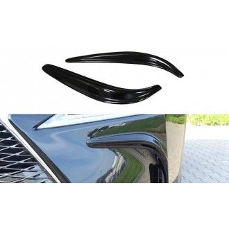 Maxton Design ABS Nebelleuchten Abdeckung für Lexus NX MK1 schwarz hochglanz