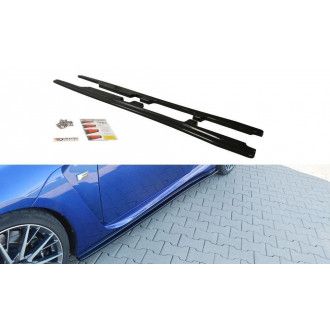 Maxton Design ABS Seitenschweller für Lexus RC F schwarz hochglanz