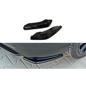 Maxton Design ABS Diffusor Seiten Eerwiterungen Flaps für Mazda Mazda 3 MK1 MPS Vorfacelift schwarz hochglanz