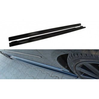 Maxton Design ABS Seitenschweller für Mazda Mazda 3 MK1 MPS Vorfacelift schwarz hochglanz