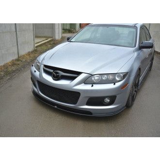 Maxton Design ABS Frontlippe für Mazda Mazda 6 GG MK1 MPS schwarz hochglanz