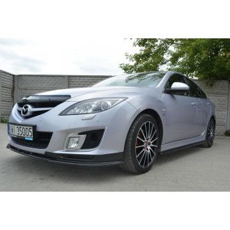 Maxton Design ABS Seitenschweller für Mazda Mazda 6 GH MK3 MPS Vorfacelift schwarz hochglanz