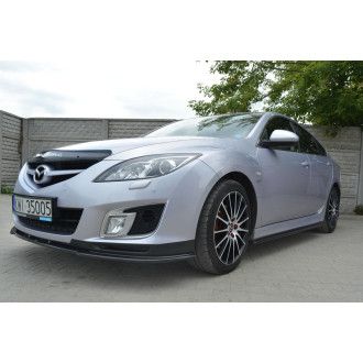 Maxton Design ABS Seitenschweller für Mazda Mazda 6 GH MK3 MPS Vorfacelift schwarz hochglanz