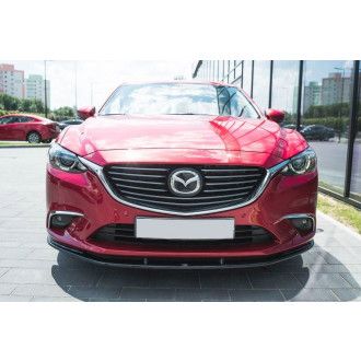 Maxton Design ABS Frontlippe V.1 für Mazda Mazda 6 GJ MK3 MPS Facelift schwarz hochglanz