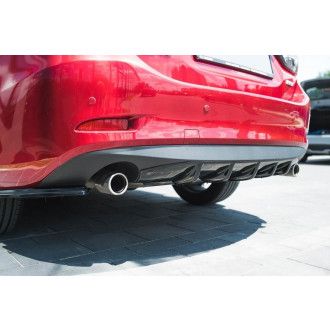 Maxton Design ABS Diffusor für Mazda Mazda 6 GJ MK3 MPS Facelift schwarz hochglanz
