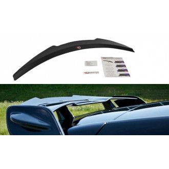 Maxton Design ABS Spoiler Aufsatz für Mercedes Benz A-Klasse W176 AMG AMG Paket Facelift schwarz hochglanz