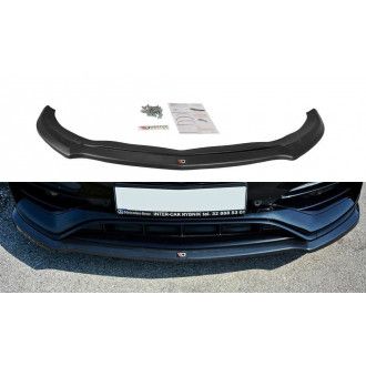 Maxton Design ABS Frontlippe V.1 für Mercedes Benz A-Klasse W176 AMG AMG Paket Facelift schwarz hochglanz