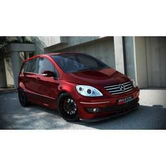 Maxton Design ABS Frontlippe für Mercedes Benz B-Klasse W245 schwarz hochglanz