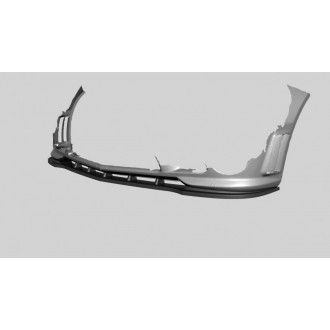 Maxton Design ABS Frontlippe für Mercedes Benz C-Klasse W204 AMG AMG Paket schwarz hochglanz