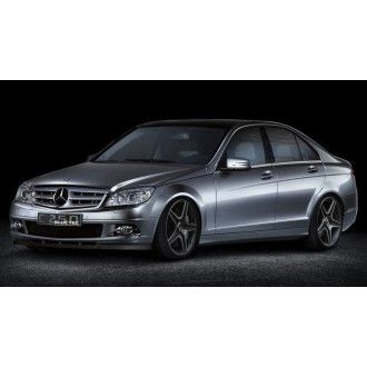 Maxton Design ABS Frontlippe für Mercedes Benz C-Klasse W204 AMG AMG Paket Vorfacelift schwarz hochglanz