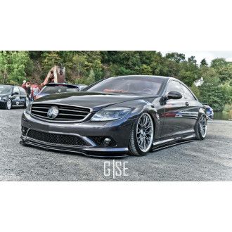 Maxton Design ABS Cup Frontlippe für Mercedes Benz CL-Klasse Cl216 schwarz matt