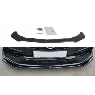 Maxton Design ABS Frontlippe V.2 für Mercedes Benz CLA-Klasse C117 AMG AMG Paket Facelift schwarz hochglanz