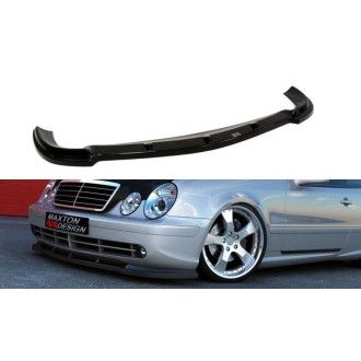 Maxton Design ABS Frontlippe für Mercedes Benz CLK-Klasse W208 schwarz hochglanz