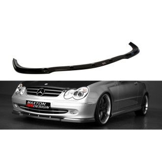 Maxton Design ABS Frontlippe für Mercedes Benz CLK-Klasse W209 schwarz hochglanz