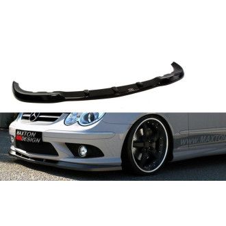 Maxton Design ABS Frontlippe für Mercedes Benz CLK-Klasse W209 schwarz hochglanz