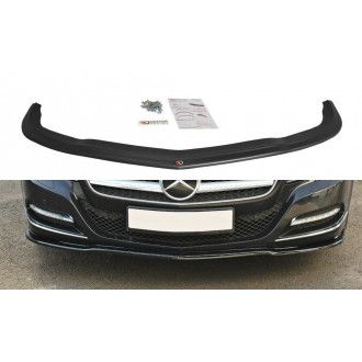 Maxton Design ABS Frontlippe V.1 für Mercedes Benz CLS-Klasse W218 AMG schwarz hochglanz