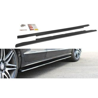 Maxton Design ABS Seitenschweller für Mercedes Benz CLS-Klasse W218 AMG schwarz hochglanz