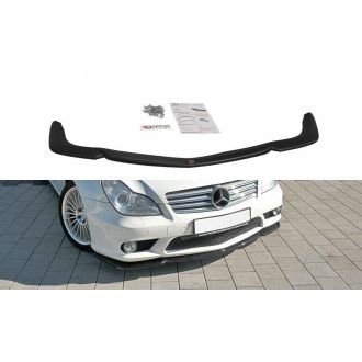 Maxton Design ABS Frontlippe V.1 für Mercedes Benz CLS-Klasse W219 AMG schwarz hochglanz