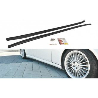 Maxton Design ABS Seitenschweller für Mercedes Benz CLS-Klasse W219 AMG schwarz hochglanz