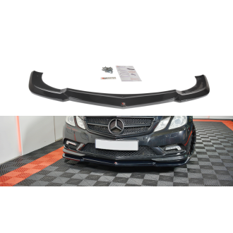 Maxton Design ABS Frontlippe V.1 für Mercedes Benz E-Klasse W207 AMG AMG Paket Coupe schwarz hochglanz