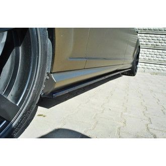 Maxton Design ABS Seitenschweller für Mercedes Benz S-Klasse W221 AMG AMG Paket schwarz hochglanz