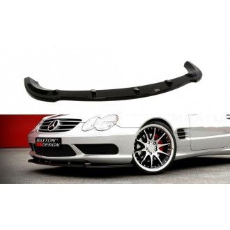 Maxton Design ABS Frontlippe für Mercedes Benz SL-Klasse R230 AMG schwarz hochglanz