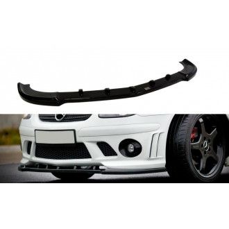 Maxton Design ABS Frontlippe für Mercedes Benz SLK-Klasse R170 AMG schwarz hochglanz