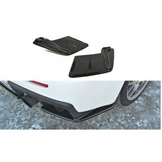 Maxton Design ABS Diffusor Seiten Eerwiterungen Flaps für Mitsubishi Lancer Mk10 EVO 10 schwarz hochglanz