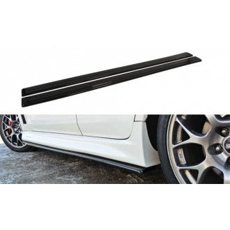 Maxton Design ABS Seitenschweller für Mitsubishi Lancer Mk10 EVO 10 schwarz hochglanz